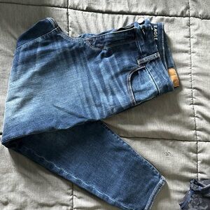 American Eagle Blue Jeggings Classic Denim